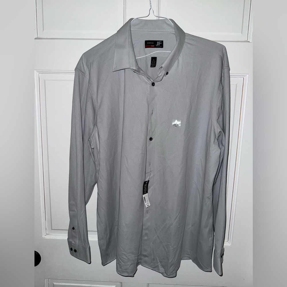 JF J.Ferrar Gray Men's Shirt